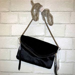 Free People Faux Fur small Purse